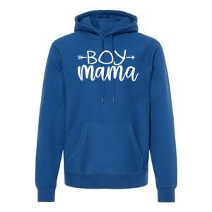 Boy Mama Graphic Mom Gift Premium Hoodie