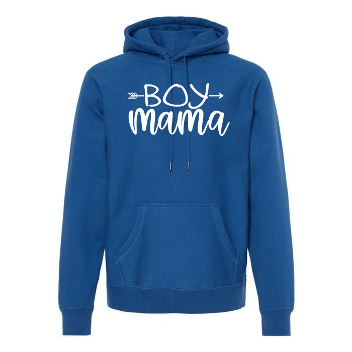 Boy Mama Graphic Mom Gift Premium Hoodie