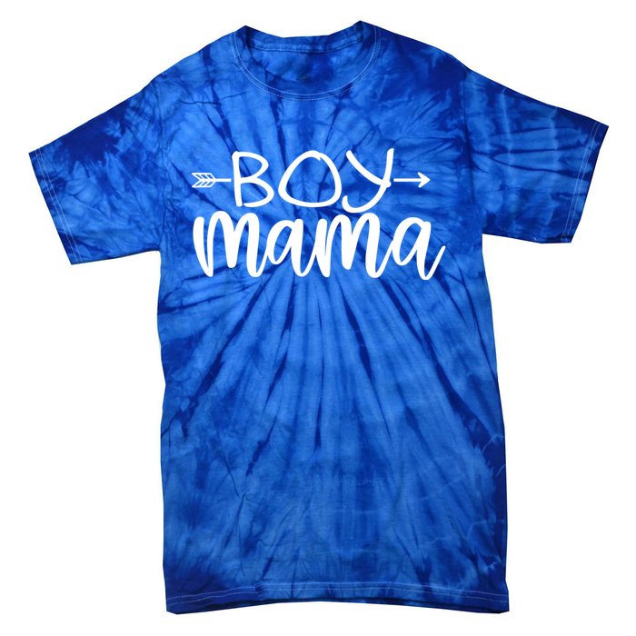 Boy Mama Graphic Mom Gift Tie-Dye T-Shirt