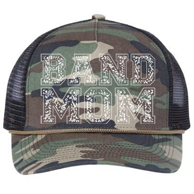 Band Mom Gift Retro Rope Trucker Hat Cap