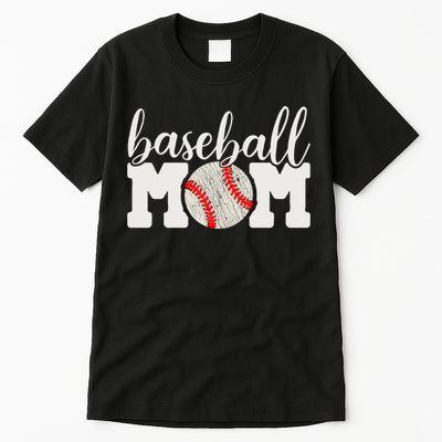 Baseball Mom Gift - Cheering Mother of Boy Outfit Tall T-Shirt
