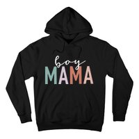 Boy Mama Gifts For Mother Mom Of Leopard Print Hoodie