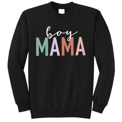 Boy Mama Gifts For Mother Mom Of Leopard Print Sweatshirt