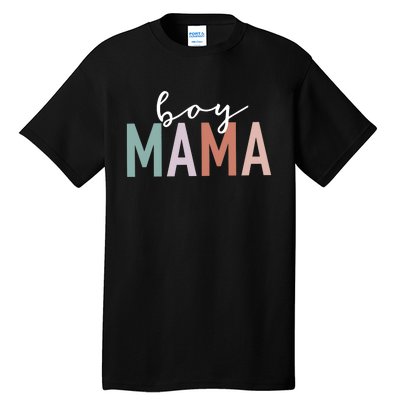 Boy Mama Gifts For Mother Mom Of Leopard Print Tall T-Shirt