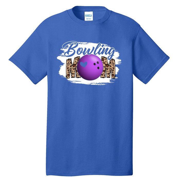 Bowling Mom Game Day Outfit Funny Mother's Day For Mom Gift Tall T-Shirt