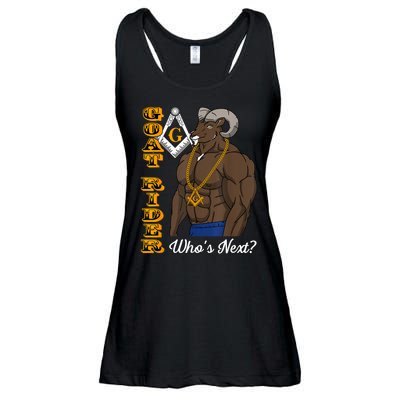 Brothers Masons Goat Rider Whos Next Masonic Funny Gift Ladies Essential Flowy Tank