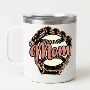 Baseball Mom Gift Baseball Gift Baseball Lover Gift 12 oz Stainless Steel Tumbler Cup