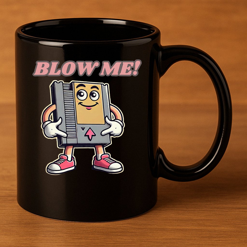 Blow Me Gamer 11oz C Handle Ceramic Mug
