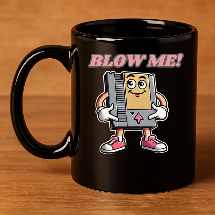 Blow Me Gamer 11oz C Handle Ceramic Mug