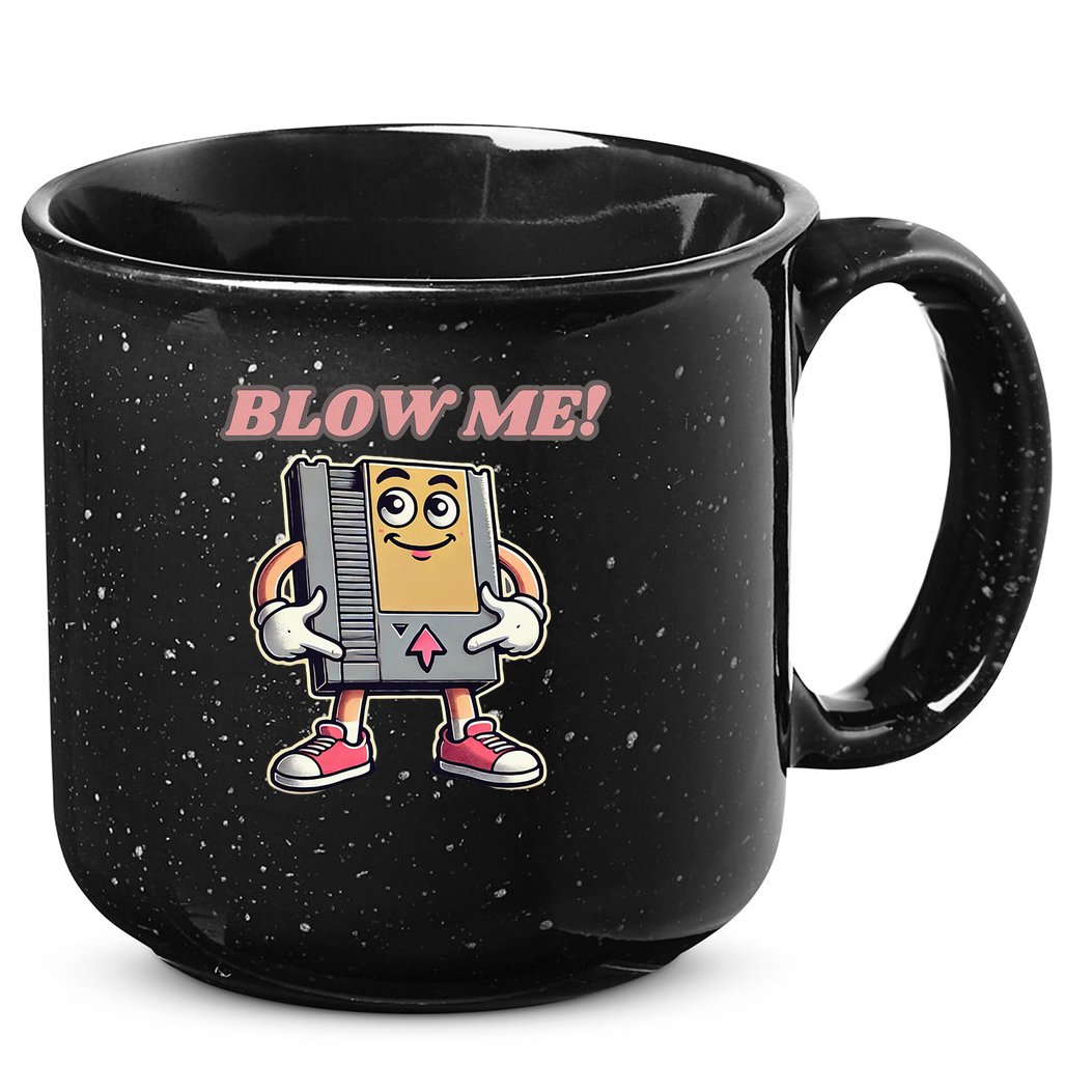 Blow Me Gamer 15oz Campfire Ceramic Mug