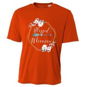 Blessed Meemaw Grandma Gift Cooling Performance Crew T-Shirt