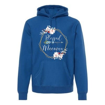 Blessed Meemaw Grandma Gift Premium Hoodie