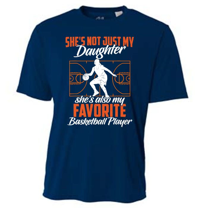 Basketball Mom Girl Basketball Player Basketball Fan Cooling Performance Crew T-Shirt