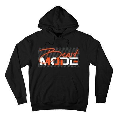 Beast Mode Gym Motivation Graphic Hoodie