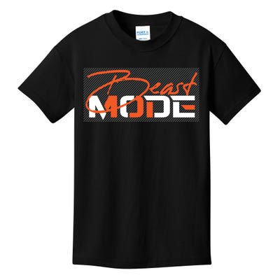 Beast Mode Gym Motivation Graphic Kids T-Shirt