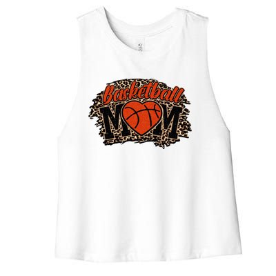 Basketball Mom Gift Basketball Gift Women's Racerback Cropped Tank