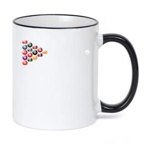 Billiards Meaningful Gift 11oz Black Color Changing Mug