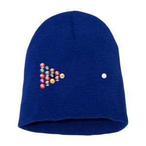 Billiards Meaningful Gift Short Acrylic Beanie