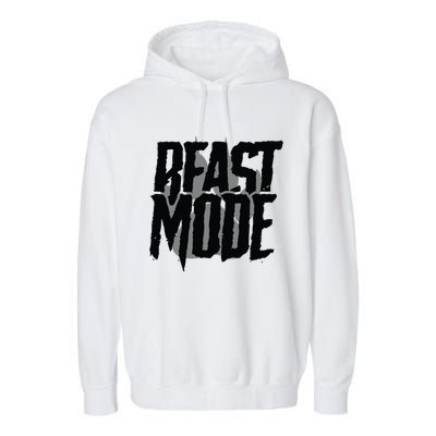 Beast Mode Gym Motivation Garment-Dyed Fleece Hoodie