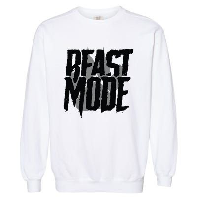 Beast Mode Gym Motivation Garment-Dyed Sweatshirt