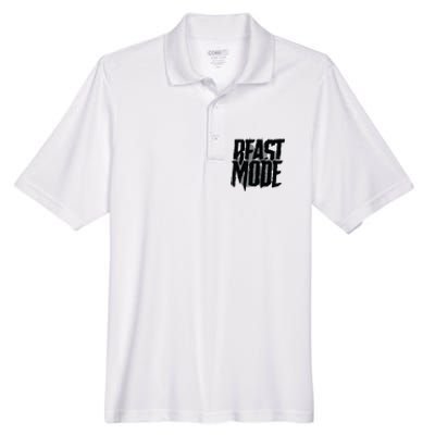 Beast Mode Gym Motivation Men's Origin Performance Piqué Polo