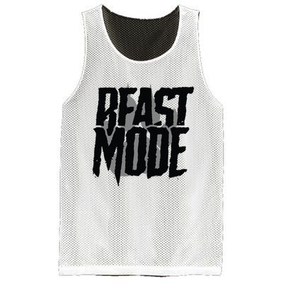 Beast Mode Gym Motivation Mesh Reversible Basketball Jersey Tank