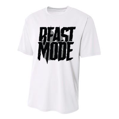 Beast Mode Gym Motivation Performance Sprint T-Shirt