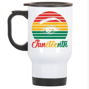 Black Melanin Graphic Colors To Wear Celebrate Juneteenth Premium Gift Stainless Steel Travel Mug