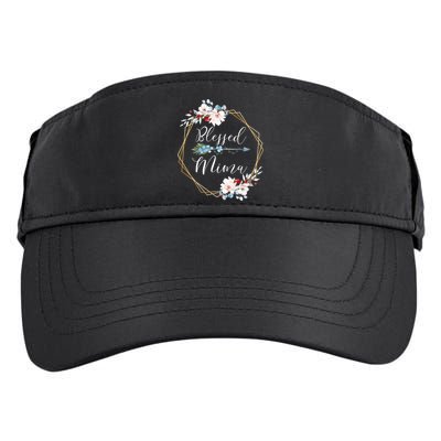 Blessed Mima Grandma Gift Cute Gift Adult Drive Performance Visor