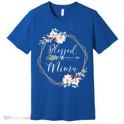 Blessed Mima Grandma Gift Cute Gift Premium T-Shirt