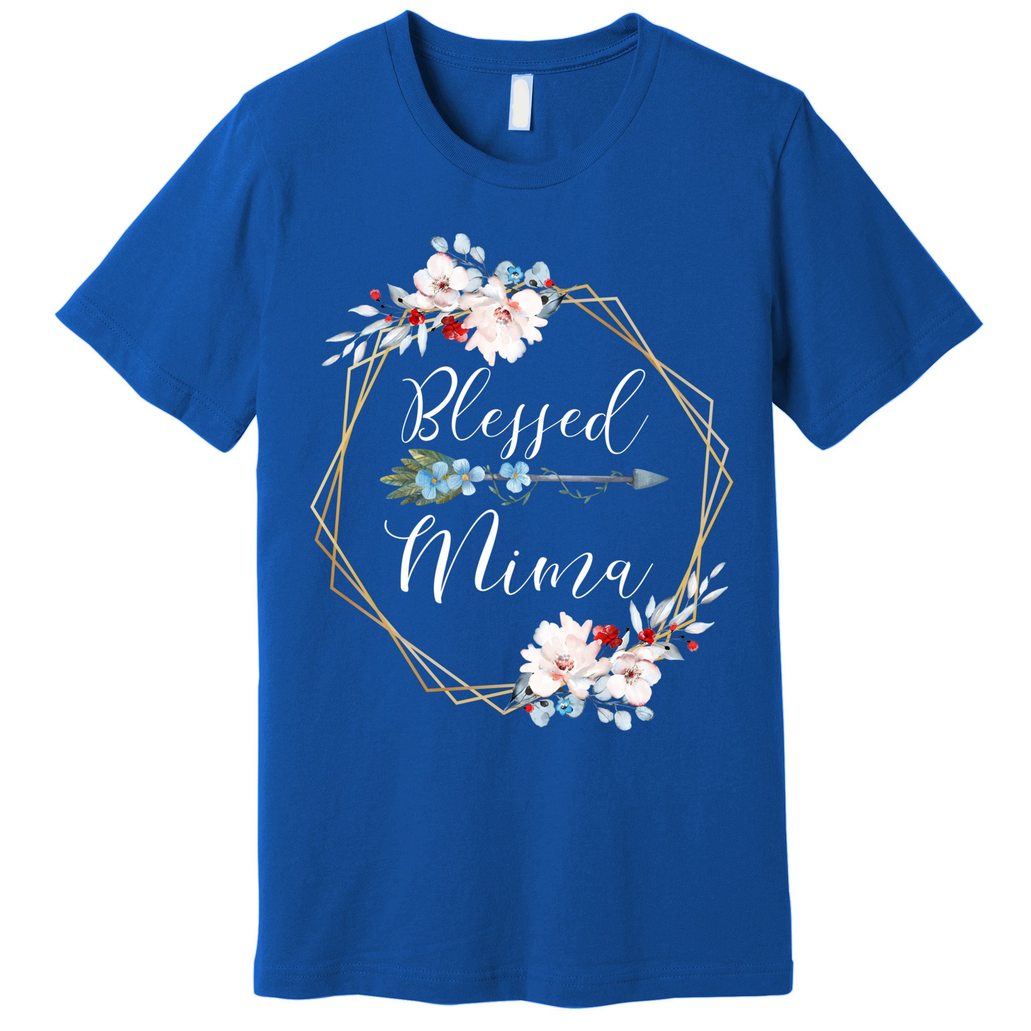 Blessed Mima Grandma Gift Cute Gift Premium T-Shirt