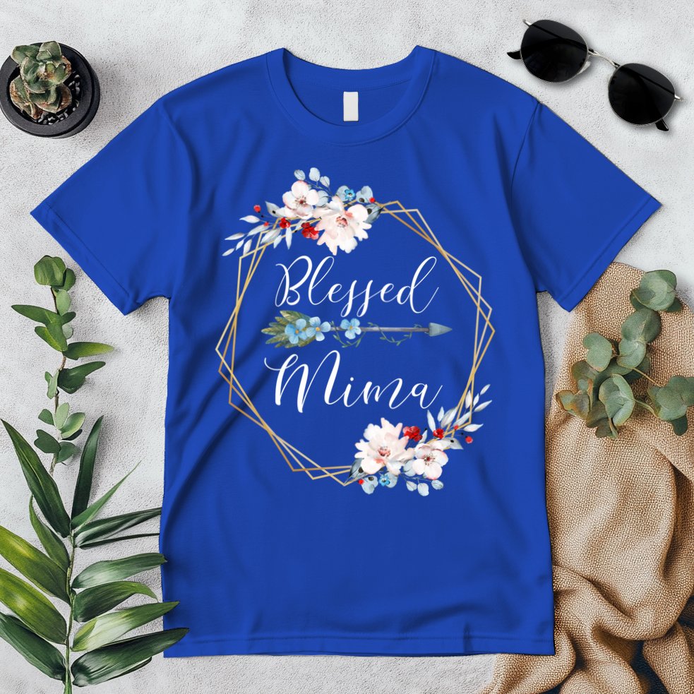 Blessed Mima Grandma Gift Cute Gift Premium T-Shirt