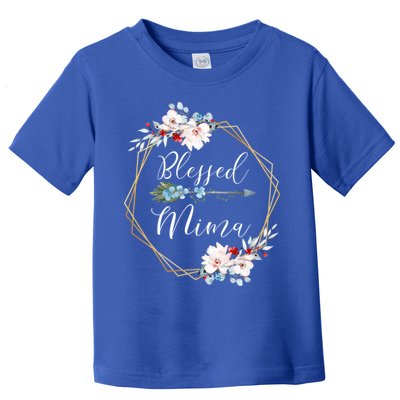 Blessed Mima Grandma Gift Cute Gift Toddler T-Shirt