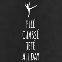 Ballet Meaningful Gift Dance Ballet Top Plie Chasse Jete All Day 7 Panel Mesh Trucker Snapback Hat