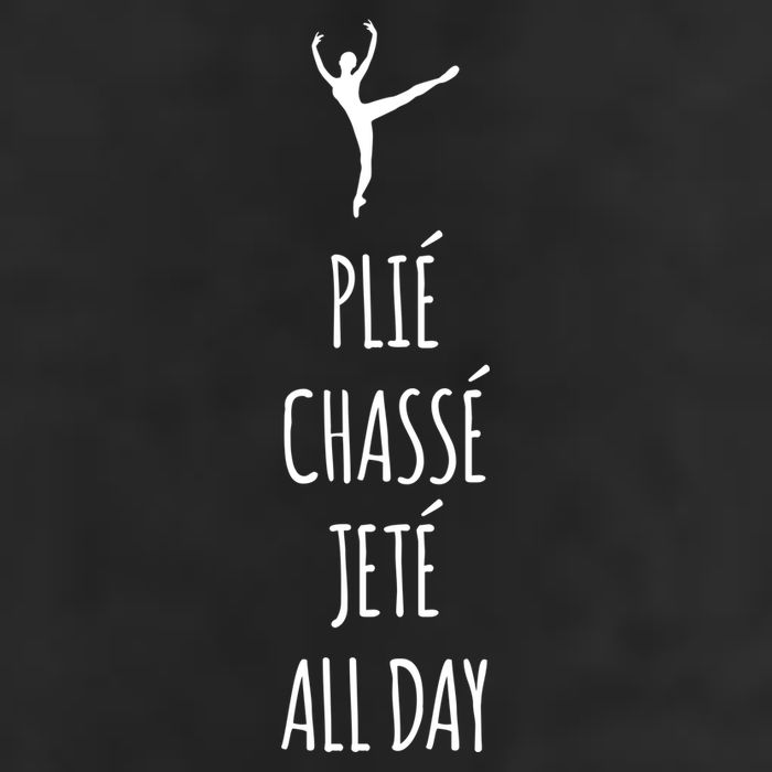 Ballet Meaningful Gift Dance Ballet Top Plie Chasse Jete All Day 7 Panel Mesh Trucker Snapback Hat