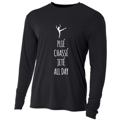 Ballet Meaningful Gift Dance Ballet Top Plie Chasse Jete All Day Cooling Performance Long Sleeve Crew
