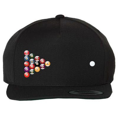 Billiards Meaningful Gift Wool Snapback Cap