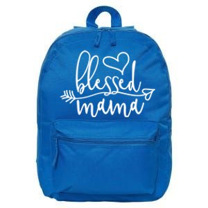 Blessed Mama Gift Idea For Mom Dad Boss Gift 16 in Basic Backpack