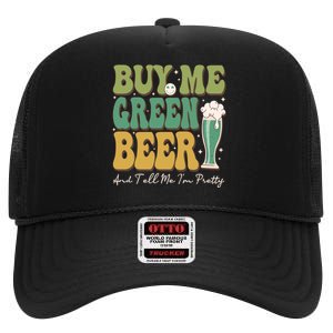 Buy Me Green Beer High Crown Mesh Back Trucker Hat