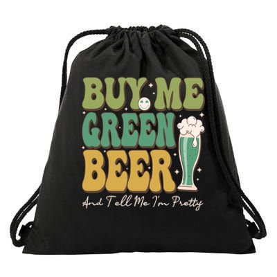 Buy Me Green Beer Drawstring Bag