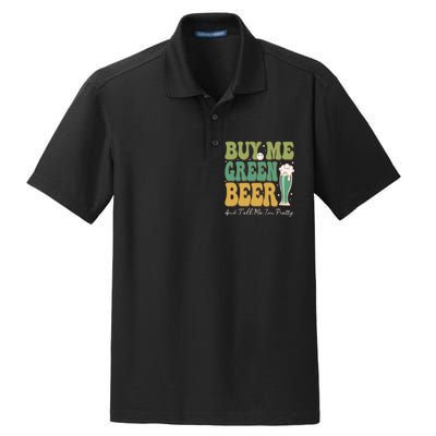 Buy Me Green Beer Dry Zone Grid Polo