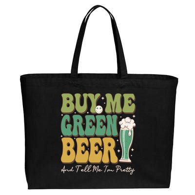 Buy Me Green Beer Cotton Canvas Jumbo Tote