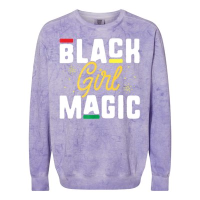 Black Magic Gift Pride History Month Great Gift Colorblast Crewneck Sweatshirt