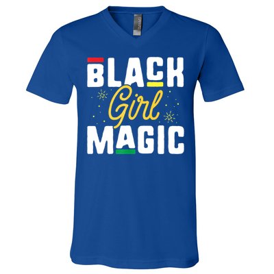 Black Magic Gift Pride History Month Great Gift V-Neck T-Shirt