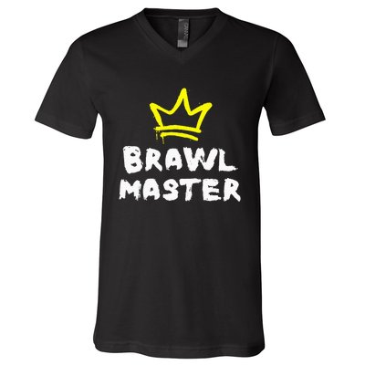 Brawl Master Gamer Gaming Brawler Brawl V-Neck T-Shirt