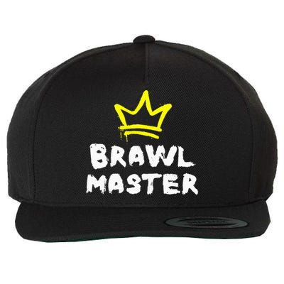 Brawl Master Gamer Gaming Brawler Brawl Wool Snapback Cap