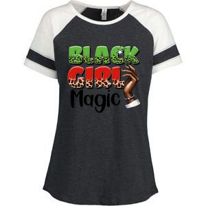 Black Magic Gift Enza Ladies Jersey Colorblock Tee