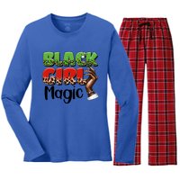 Black Magic Gift Women's Long Sleeve Flannel Pajama Set 