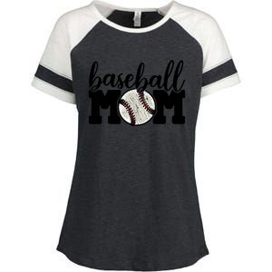 Baseball Mom Gift Gift Cheer Life Super Mother Of Gift Enza Ladies Jersey Colorblock Tee