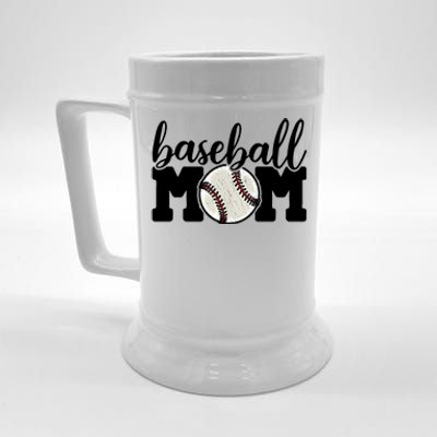 Baseball Mom Gift Gift Cheer Life Super Mother Of Gift Beer Stein